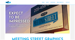 Desktop Screenshot of meetingstreetgraphics.com